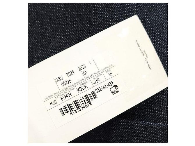 Gucci Camicia in denim Web Band Label - vista 5