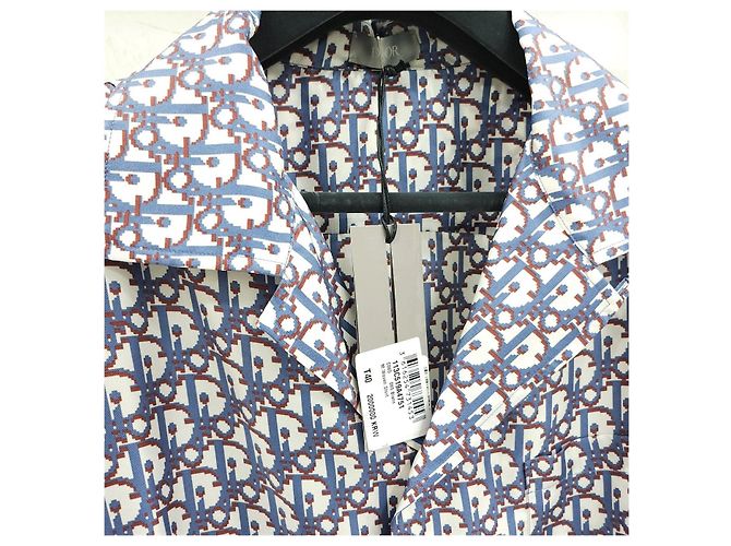 Dior Oblique Pixel Hawaiian-Seidenshirt - Ansicht 10