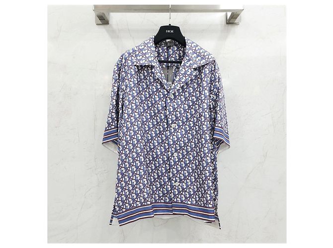 Dior Oblique Pixel Hawaiian-Seidenshirt - Ansicht 7