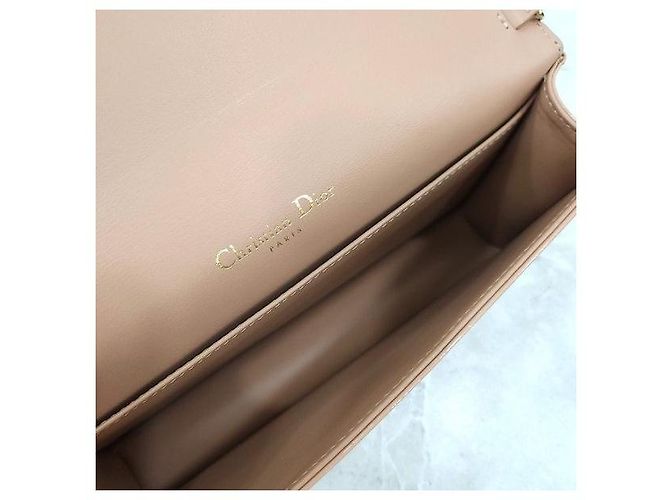 Dior Borsa a tracolla Lady Chain Pouch in cannage vernice - vista 8