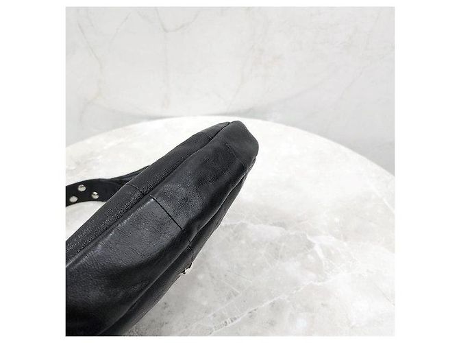 Valentino Borsa hobo in pelle nappa con borchie Chevron - vista 6