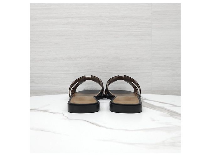 Hermès Sandali Oran neri - vista 10