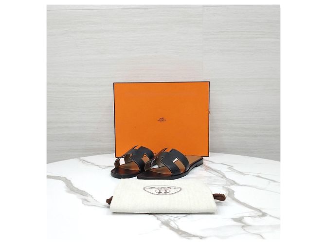 Hermès Sandali Oran neri - vista 14