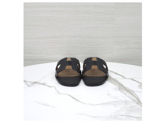 Hermès Sandali Oran neri - vista 2