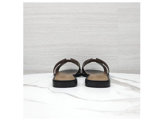 Hermès Sandali Oran neri - vista 3