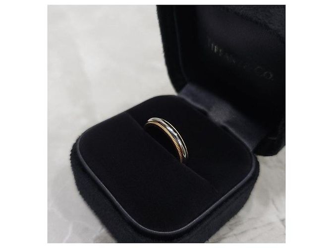 Tiffany & Co Milgrain Band Ring Platin - Ansicht 3