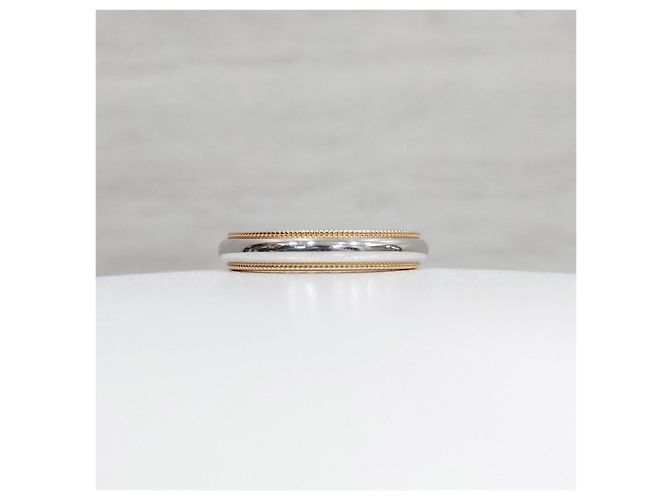 Tiffany & Co Milgrain Band Ring Platin - Ansicht 5