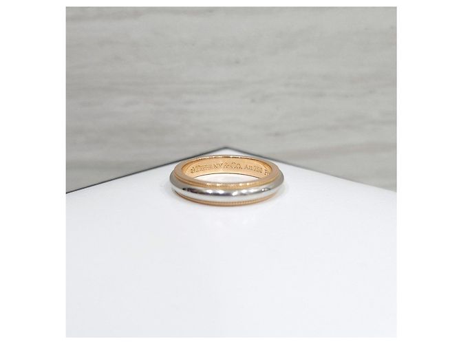 Tiffany & Co Milgrain Band Ring Platin - Ansicht 6