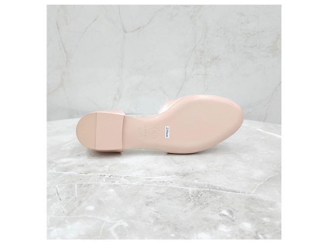 Chanel Ballerine piatte in seta rosa - vista 14