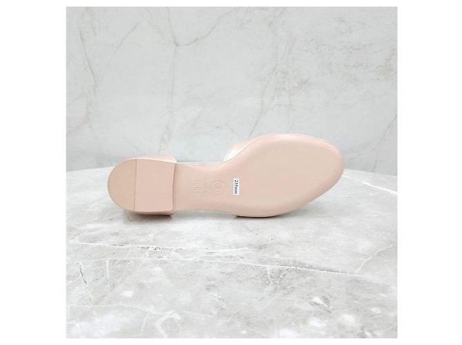 Chanel Ballerine piatte in seta rosa - vista 7