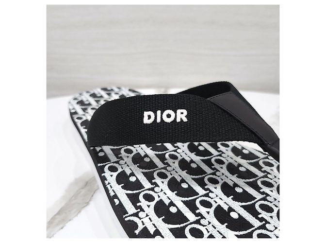 Dior Sandali Ciabatte Oblique Jacquard Alpha Thong - vista 15