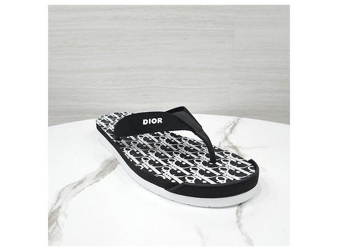 Dior Sandali Ciabatte Oblique Jacquard Alpha Thong - vista 5