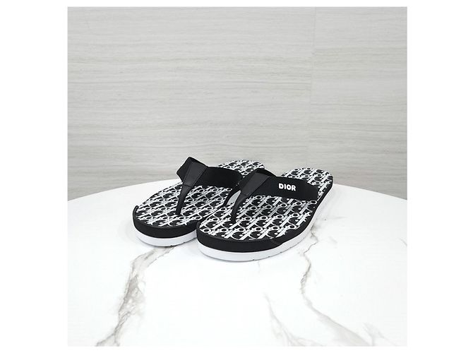 Dior Sandali Ciabatte Oblique Jacquard Alpha Thong - vista 9