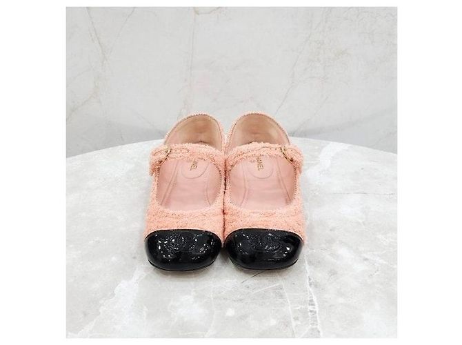 Chanel Scarpe basse Mary Jane in tweed - vista 2