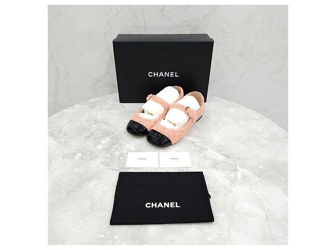 Chanel Scarpe basse Mary Jane in tweed - vista 8