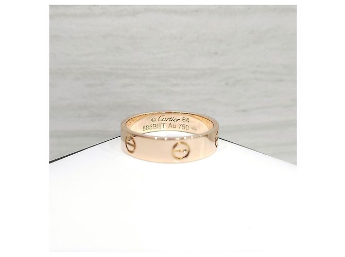 Cartier Classic Love Band Ring Pink Gold Größe - Ansicht 9