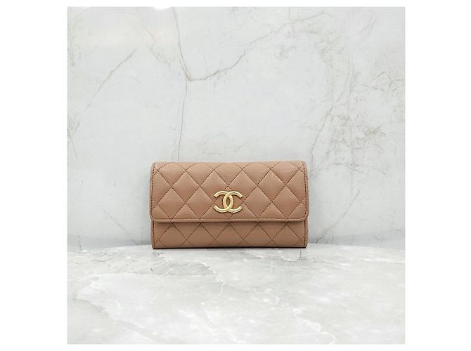 Chanel Portafoglio Caviar Flap Snap - vista 10