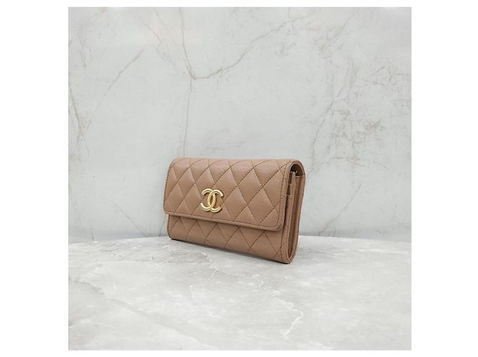 Chanel Portafoglio Caviar Flap Snap - vista 11