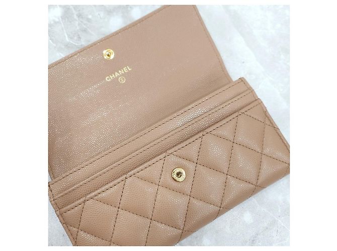 Chanel Portafoglio Caviar Flap Snap - vista 14