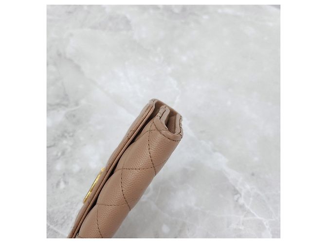 Chanel Portafoglio Caviar Flap Snap - vista 15