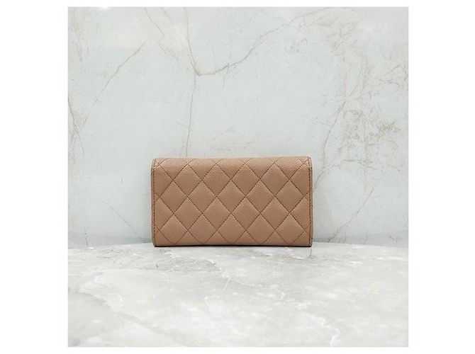 Chanel Portafoglio Caviar Flap Snap - vista 3