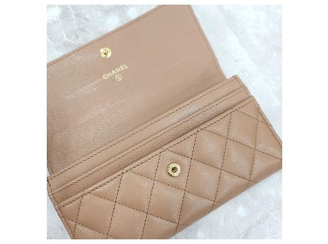 Chanel Portafoglio Caviar Flap Snap - vista 5
