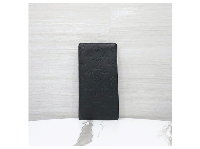 Louis Vuitton Shadow Braza Wallet Black Monogram Long Wallet - view 10