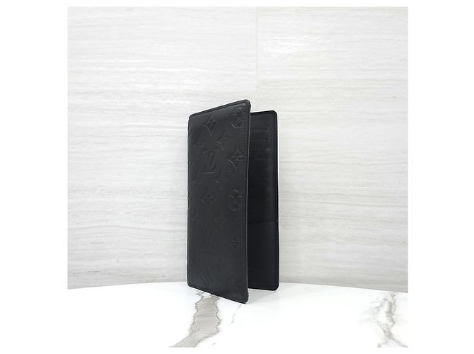 Louis Vuitton Shadow Braza Wallet Black Monogram Long Wallet - view 11