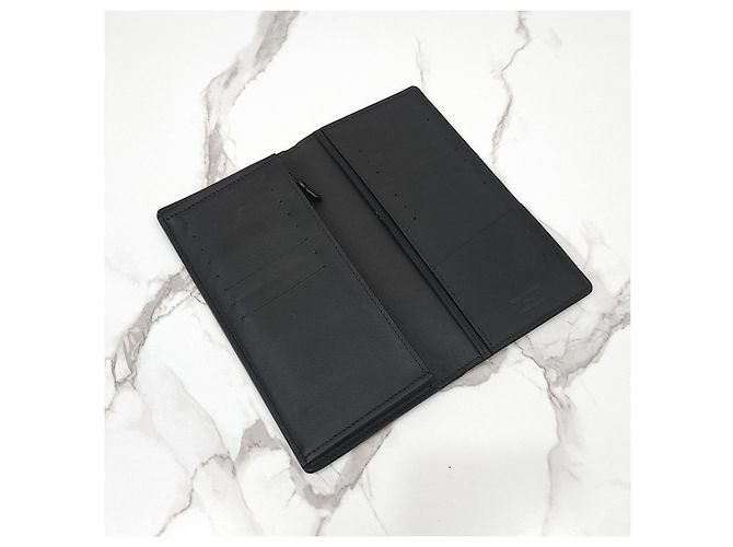 Louis Vuitton Shadow Braza Wallet Black Monogram Long Wallet - view 13