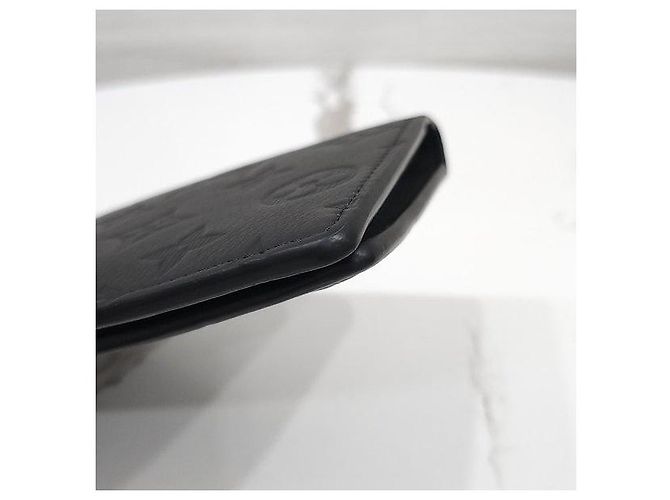Louis Vuitton Shadow Braza Wallet Black Monogram Long Wallet - view 7