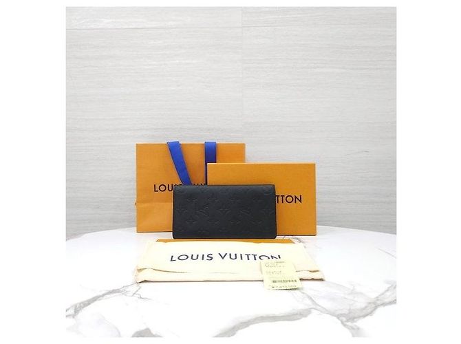 Louis Vuitton Shadow Braza Wallet Black Monogram Long Wallet - view 9