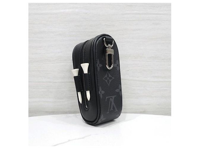 Louis Vuitton Kit da golf Andrews Monogram Eclipse Nero - vista 3