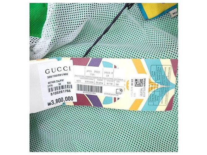 Gucci Giacca Bomber Verde - vista 7