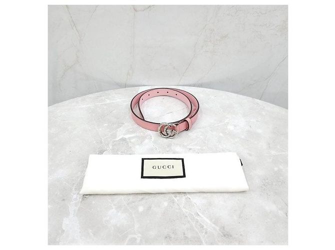 Gucci GG Marmont schmaler Gürtel Rosa - Ansicht 6