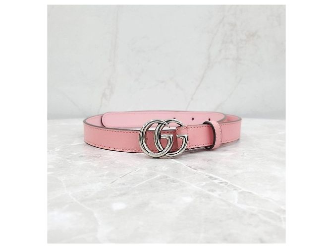 Gucci GG Marmont schmaler Gürtel Rosa - Ansicht 7