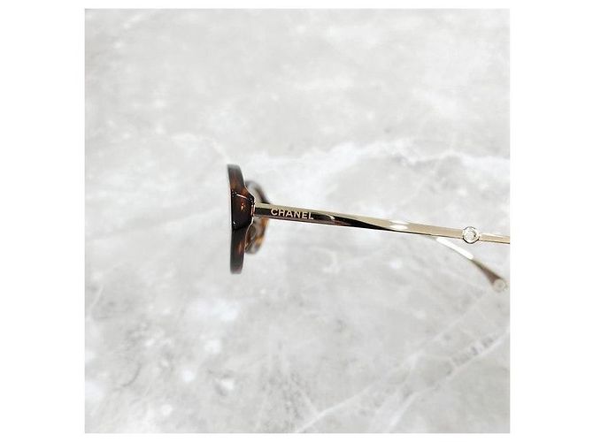 Chanel Gafas de sol Cat Eye con correa de perlas - vista 5