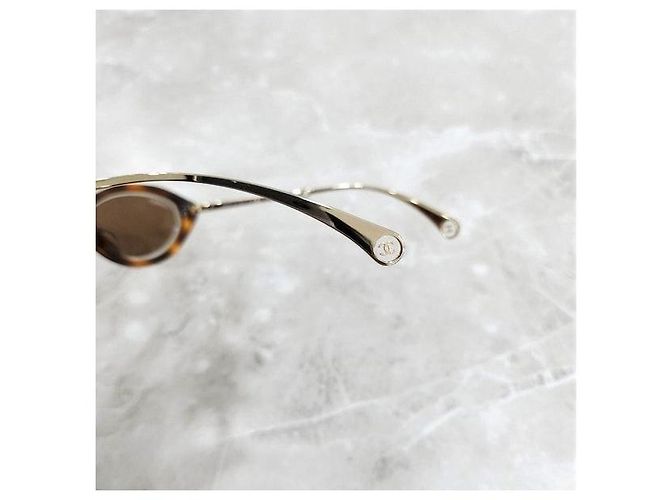 Chanel Gafas de sol Cat Eye con correa de perlas - vista 7