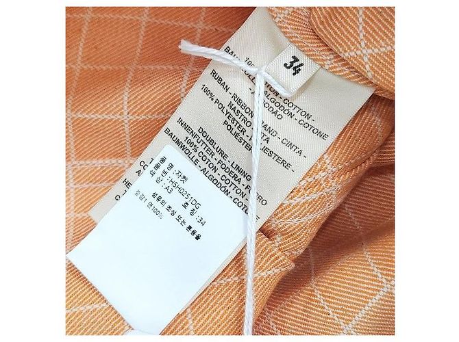 Hermès Tattercell Karojacke aus Baumwolle - Ansicht 5