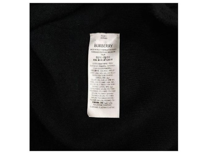 Burberry Logo Wool Sweater Knit Vine - Ansicht 6