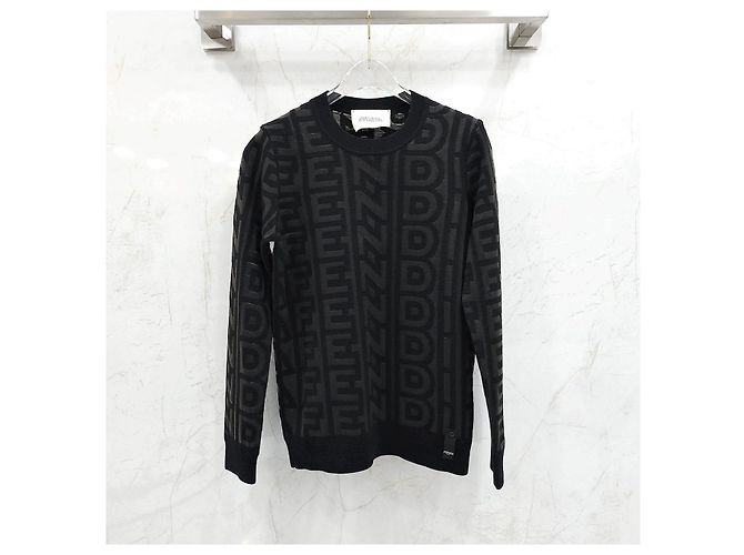 Fendi Logo Roma Strickpullover - Ansicht 7
