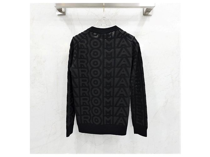 Fendi Logo Roma Strickpullover - Ansicht 8