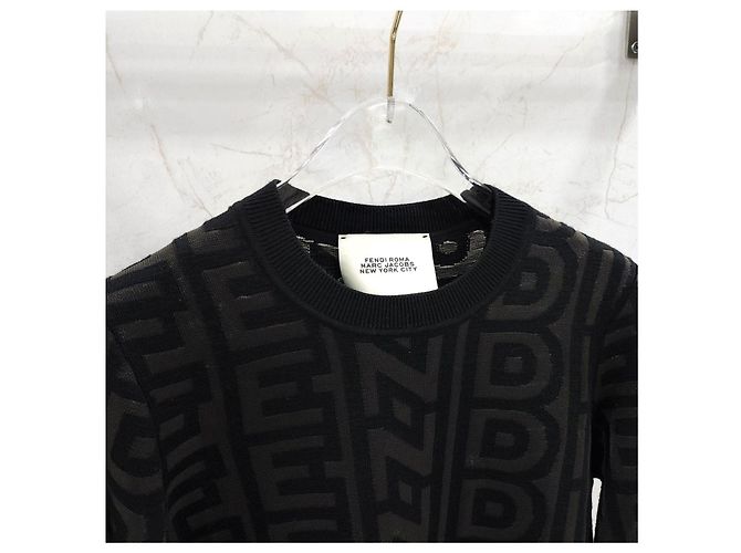 Fendi Logo Roma Strickpullover - Ansicht 9