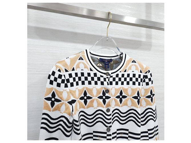 Louis Vuitton Monogram Jacquard Crop Cardigan XS - Ansicht 10