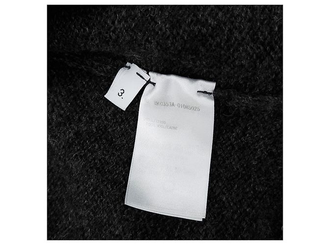 Thom Browne Cardigan aus Shetland-Wolle in Charcoal - Ansicht 14