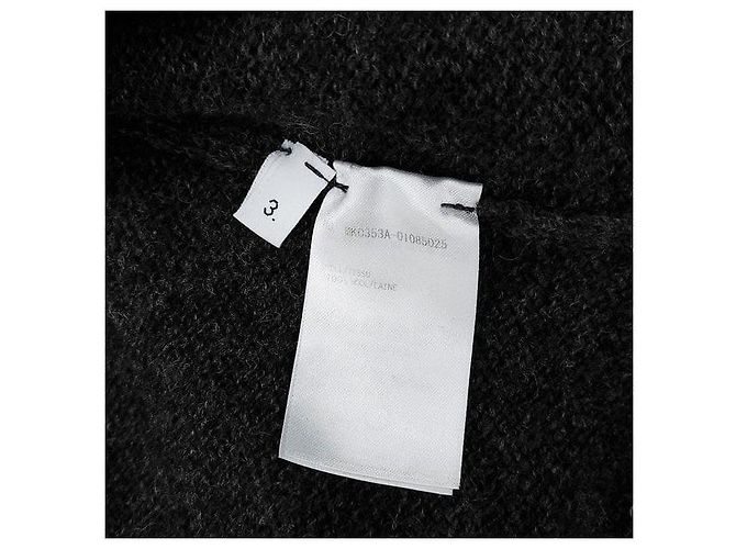 Thom Browne Cardigan aus Shetland-Wolle in Charcoal - Ansicht 5
