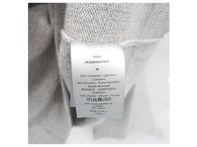 Dior Kaschmir-Strick mit gesticktem Logo - Ansicht 5