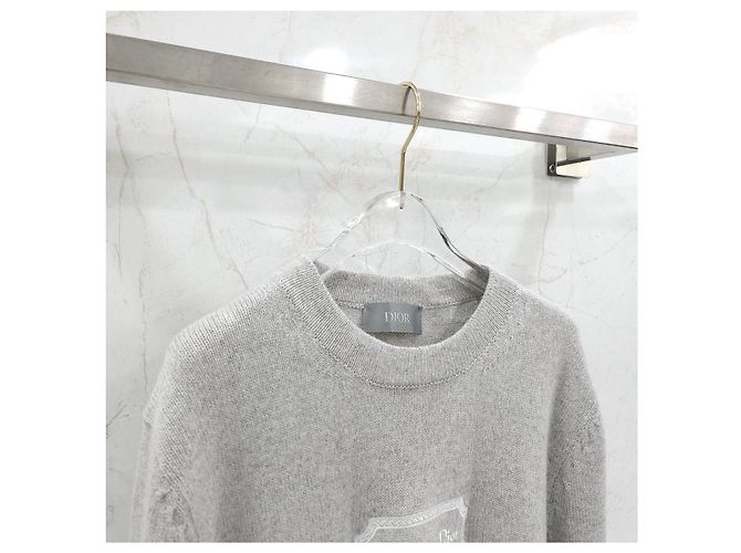 Dior Kaschmir-Strick mit gesticktem Logo - Ansicht 8