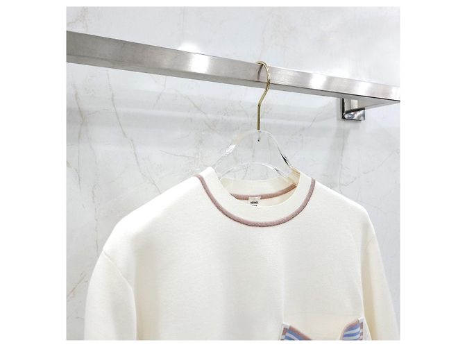 Hermès Kurzarm-Pullover mit Taschen-Detail - Ansicht 8