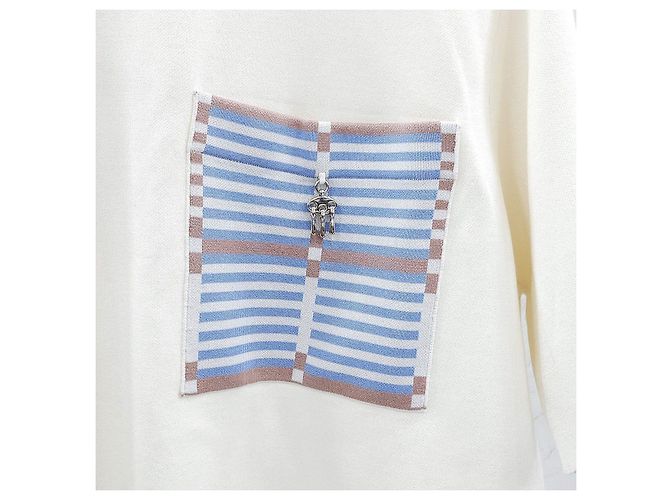 Hermès Kurzarm-Pullover mit Taschen-Detail - Ansicht 9