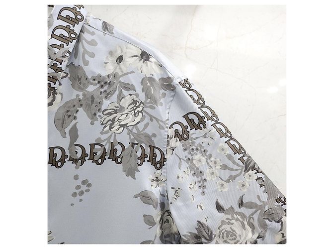 Dior Seidenschirt mit Logo-Muster - Ansicht 10